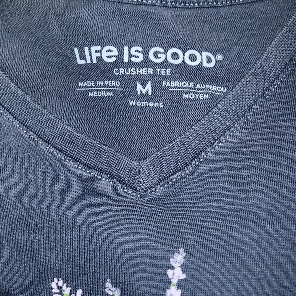 Life is Good Lavender Crusher Tee - Picture 3 of 3